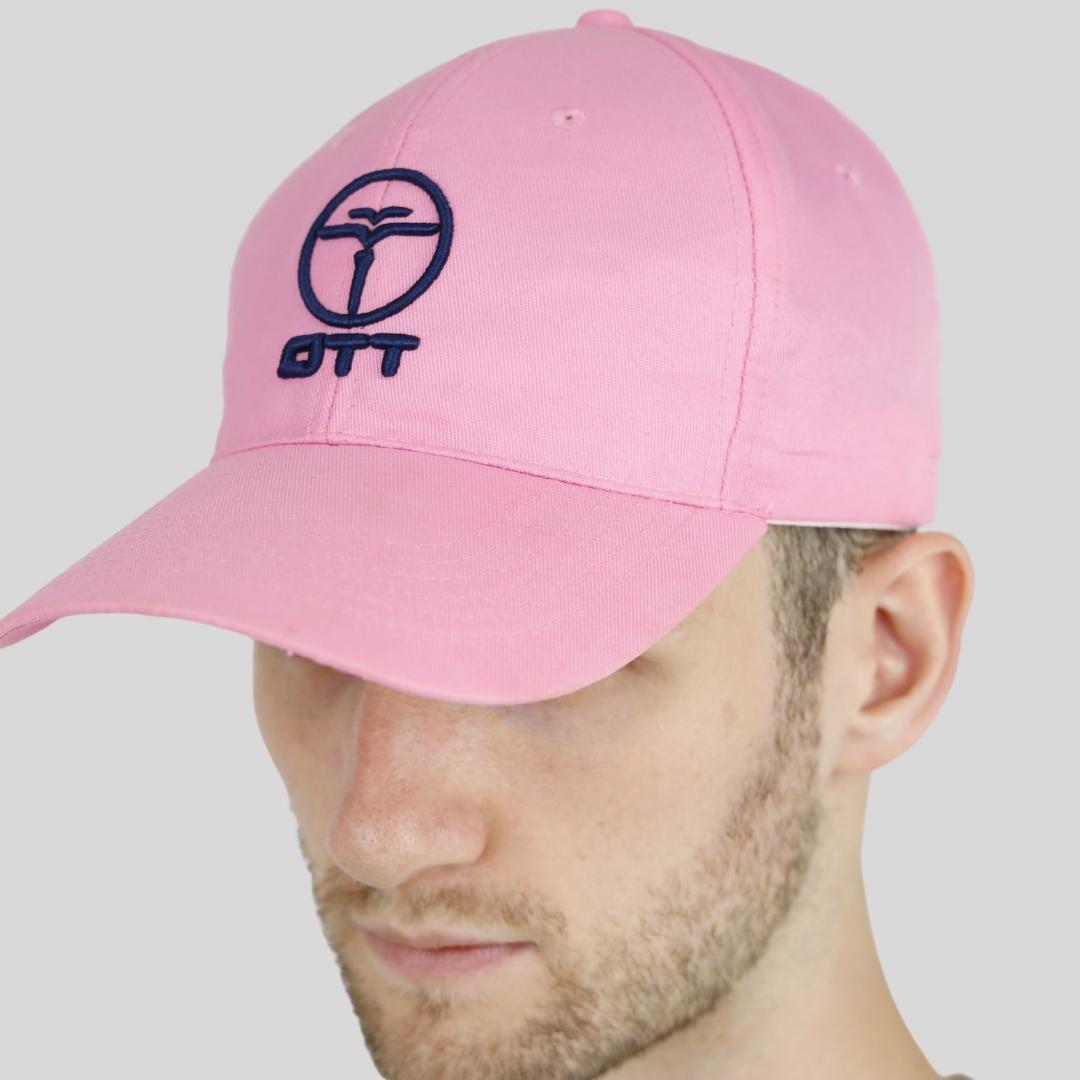 Pink Feather Cap